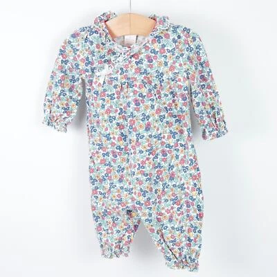 Mameluco de bebé jersey de algodón con volantes estampado floral Chaps multicolor talla 3 meses Foto 1 de 4