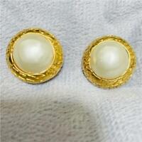 CHANEL Vintage Pearl Earrings #52755 free shipping from Japan | eBay