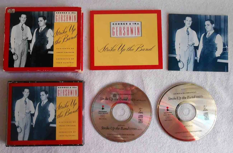 2CD Box George & Ira Gershwin: Strike Up The Band (Elektra) 1991 - Bild 1 von 2