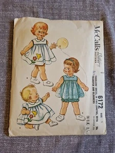 Baby Clothes Sewing Pattern Mccalls 6172 - Picture 1 of 5