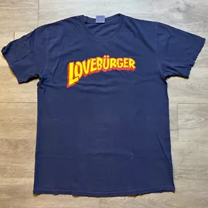 Can't Hardly Wait Loveburger Retro Comfort Colors T-Shirt L - Picture 1 of 4