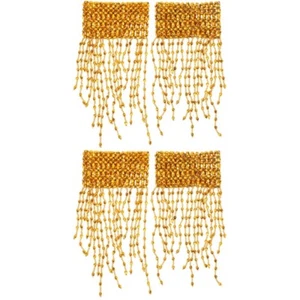 2 Pairs Fußkettchen Bauchtanz Armband Indisches Tanzschmuck Frau - Bild 1 von 12