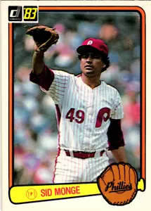 1983 Donruss - #245 Sid Monge - Picture 1 of 2