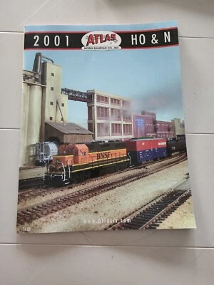 Vintage 2001 Atlas Model Railroad Co HO/N Scale Product Catalog Magazine (G250) - Image 1 of 4