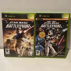 Star Wars Battlefront 1  & 2  Xbox original uk pal version Complete With Manuals