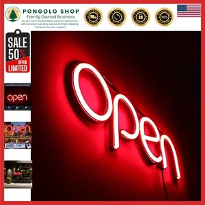 Energieeffizientes LED Open Schild - 24V Leuchtreklame für Einzelhandel und Restaurants - Bild 1 von 10