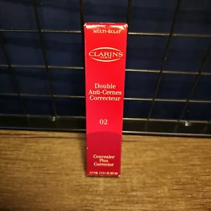 Clarins Paris Double Corrective Concealer Medium # 02 Multi Care REF#33952 NOS - Picture 1 of 8