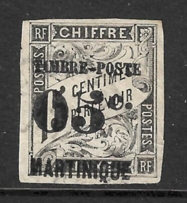 Martinique Error Scott 23 Extra Period In 'T' Of 'POSTE' Used VF Issued 1891 - Image 1 of 2
