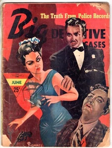 Big Detective Cases June 1940-? SCARCE CANADA PULP MAGAZINE Super Publications - Imagen 1 de 3