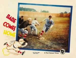 BABE RUTH Running Fast InTHE BABE COMES HOME 11x14 LC Print 1927 - Bild 1 von 1