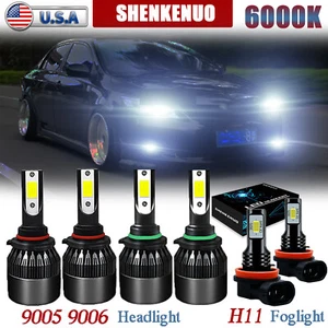 For Toyota Corolla 2009 2010 2011 2012 2013 6x LED Headlight High/Low+Fog Light - Picture 1 of 12