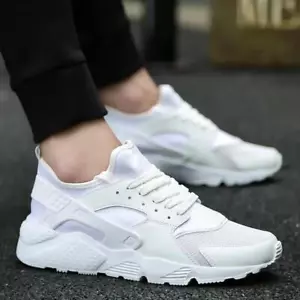 Air Huaraches Men Comfortable City Running Trainers Sneakers Triple Shoes - Picture 1 of 28