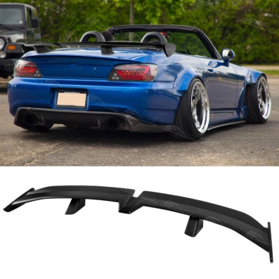 For Honda Civic Del Sol S2000 Matte 54" Rear Trunk PRO Style Sporty Spoiler Wing - Image 1 of 4