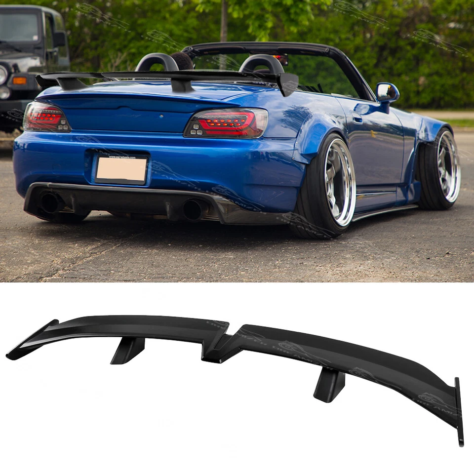 Alerón trasero mate 54" estilo PRO para Honda Civic Del Sol 1993-1997 Foto 1 de 4