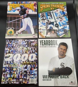 1996-2004 Chicago White Sox Programs, Yearbooks, Tickets, Frank Thomas Autograph - Picture 1 of 8