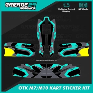 OTK M7/M10 KART STICKER KIT - BANSHEE - COLOUR 1 - CUSTOMISABLE - Picture 1 of 3