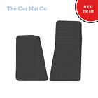 Car Mats for TVR Chimaera 1993 to 2003 Tailored Black Rubber Red Trim