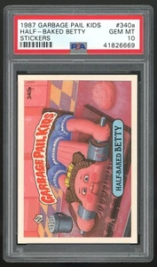 Topps Garbage Pail Kids 9th Series #340a Half-Baked Betty PSA 10 GEM MINT Os9 - Picture 1 of 3