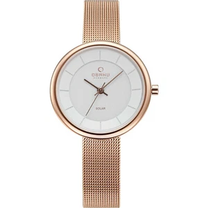 Obaku Women's Lys White Dial Watch - V206LRVWMV - Picture 1 of 1