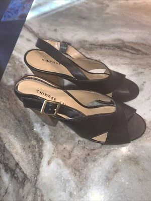 CHINESE LAUNDRY BALLARD slingback sandals pumps women's size US 9 EU 40 EUC - Image 1 of 4