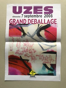 Poster Uzès Grand Dépackage De Flohmarkt 2008 - Bild 1 von 2