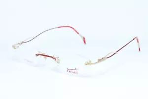 YAMANOUCHI HIDE H-001 AW Vintage Eyeglasses Rimless Lightweight TITANIUM Rare - Picture 1 of 10