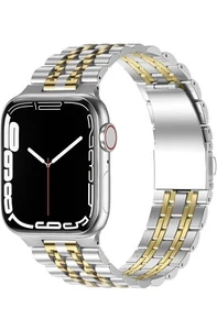 Anlinser Metal Band Compatible With Apple Watch Band 42mm 41mm 40mm 38mm - Zdjęcie 1 z 24