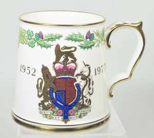 Lovely Spode Queen Elizabeth II Silver Jubilee 1952 - 1977 Tankard - Picture 1 of 4