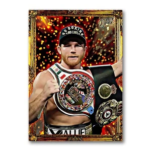 Canelo Álvarez Onyx Gold Getter Sketch Card Limited 04/20 Dr. Dunk Signed Art - Imagen 1 de 2