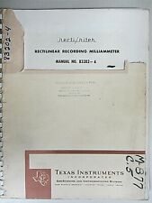 Texas Instrument Model 83202-4 manuel d'instructions d'entretien