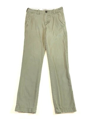 Pantalones Abercrombie Niños Juveniles Talla 10 - Pierna Recta 100% Algodón Verde Claro  Foto 1 de 4