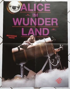 Musical Alice im Wunderland Plakat 60x46cm Residenz Theater München 11.11.2017 - Bild 1 von 4