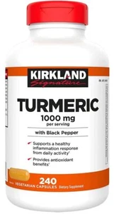 Just Grown Turmeric 1000 mg., 240 Capsules (1 Pack) - Picture 1 of 3