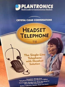 Plantronics T10-Headset Single Line Telephone System - Picture 1 of 2