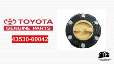 Toyota GENUÍNO LAND CRUISER 80 FZJ HZJ CUBO DE RODA LIVRE ASSY 43530-60042 FABRICANTE DE EQUIPAMENTO ORIGINAL - Imagem 1 de 3