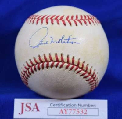 Paul Molitor JSA COA Signed American League Autographed Baseball - Image 1 of 2