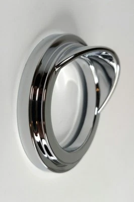 Chrome Small Gauge Cover with Visor 2-5/16 Bezel for Freightliner Classic FLD - Image 1 of 4