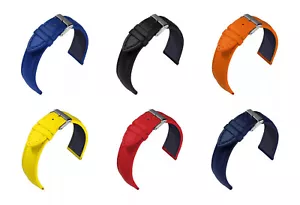 Barington Aqua-Chrono Watch Strap (620) - 6 Colors - 18 mm, 20 mm, 22 mm - Picture 1 of 7