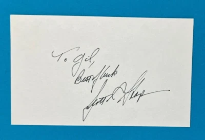 SCOTT SHARP ~ Autographed/Signed Index Card ~ Indy 500 ~ No COA - Image 1 of 4