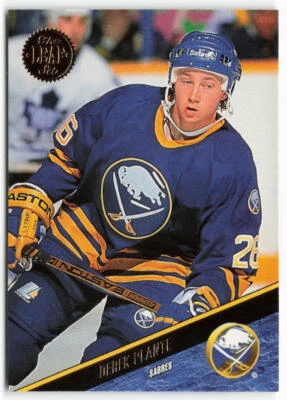 1993-94 Derek Plante Leaf Rookie - Buffalo Sabres - Image 1 of 2