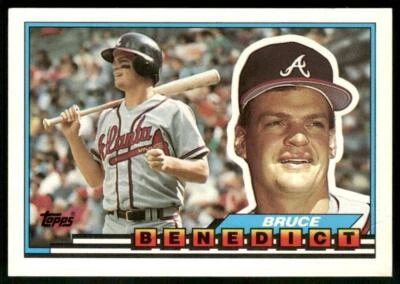 1989 Topps Big #83 Bruce Benedict - Image 1 of 2