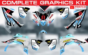 YAMAHA YFZ 450R 2014-2025 2015 2016 2017 2018 2019 complete graphics kit 21 mil - Picture 1 of 9