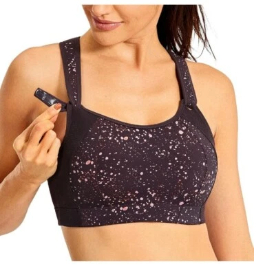 SYROKAN Women's 32E Sports Bra Front Adjustable High Impact Support Wireless  - Изображение 1 из 4