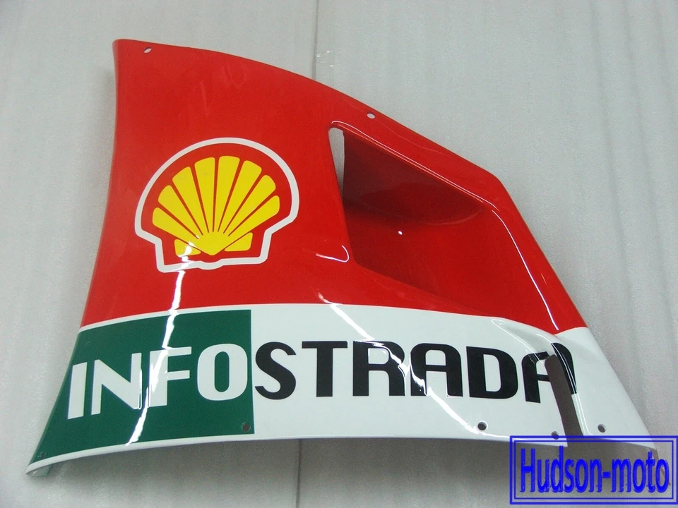 Carenado de capucha central lateral izquierdo para DUCATI 748 916 996 998 1997-2004 rojo/blanco/G Foto 1 de 1