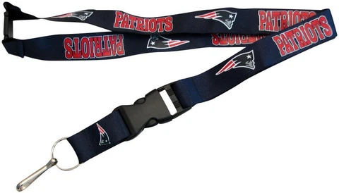 New England Patriots Lanyard Keychain Key Chain NFL New Cover
