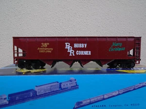 BBR Hobby Corner 38th Anniversary Christmas Hopper Car 57-1996 Athearn - Picture 1 of 7