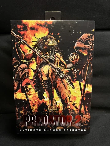 NECA 2022 AVP Predator 2 Aliens ULTIMATE SHAMAN PREDATOR  7" Action Figure NIB Cover