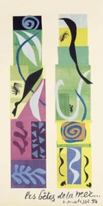 Beasts of the Sea by Henri Matisse Art Print Abstract Poster 38x19 - Picture 1 of 1