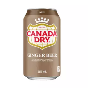 Canada Dry Ginger Beer Ale 355ml - Confezione da 12 - Foto 1 di 1
