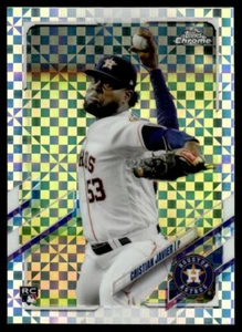 2021 Topps Chrome X FRACTOR Cristian Javier Rookie Houston Astros #92 - Picture 1 of 2